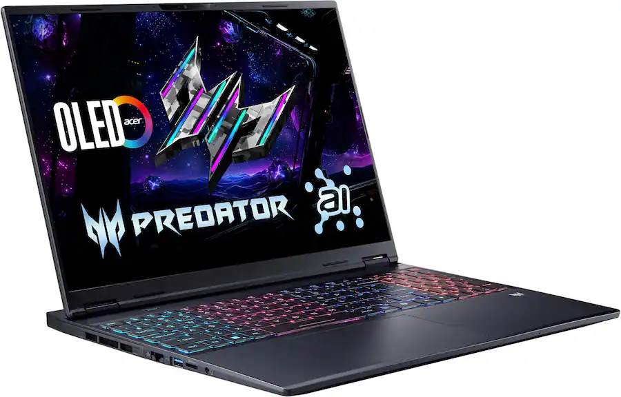 ACER PREDATOR HELIOS NEO 16S AI FRONT OPEN LEFT SIDE