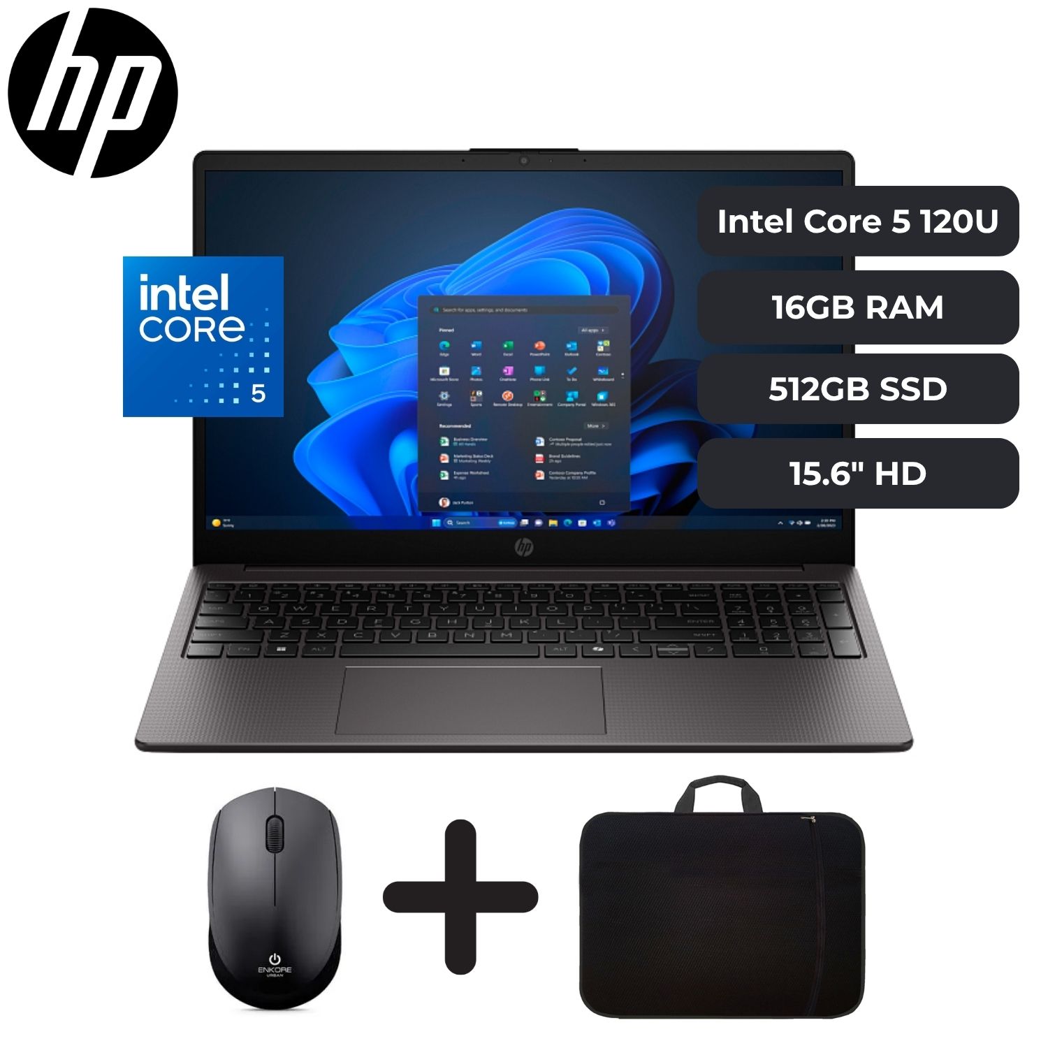 HP 250R G10 CORE 5 120U 16GB 512GB PORTADA